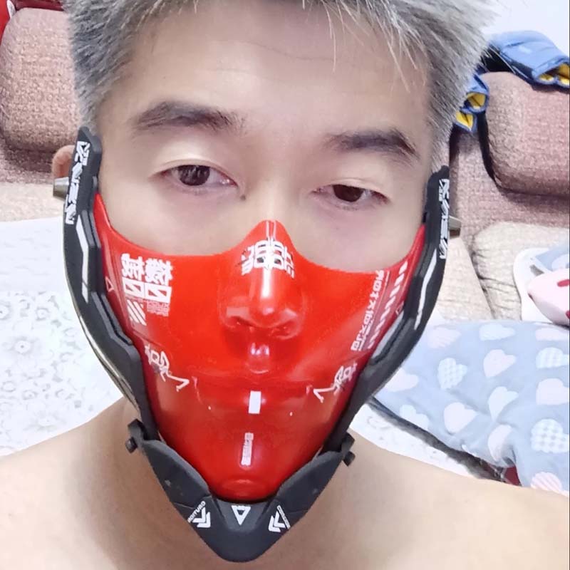 Cyber Punk Half Face Mask Mech - Respirator Half Face avaliação e preço