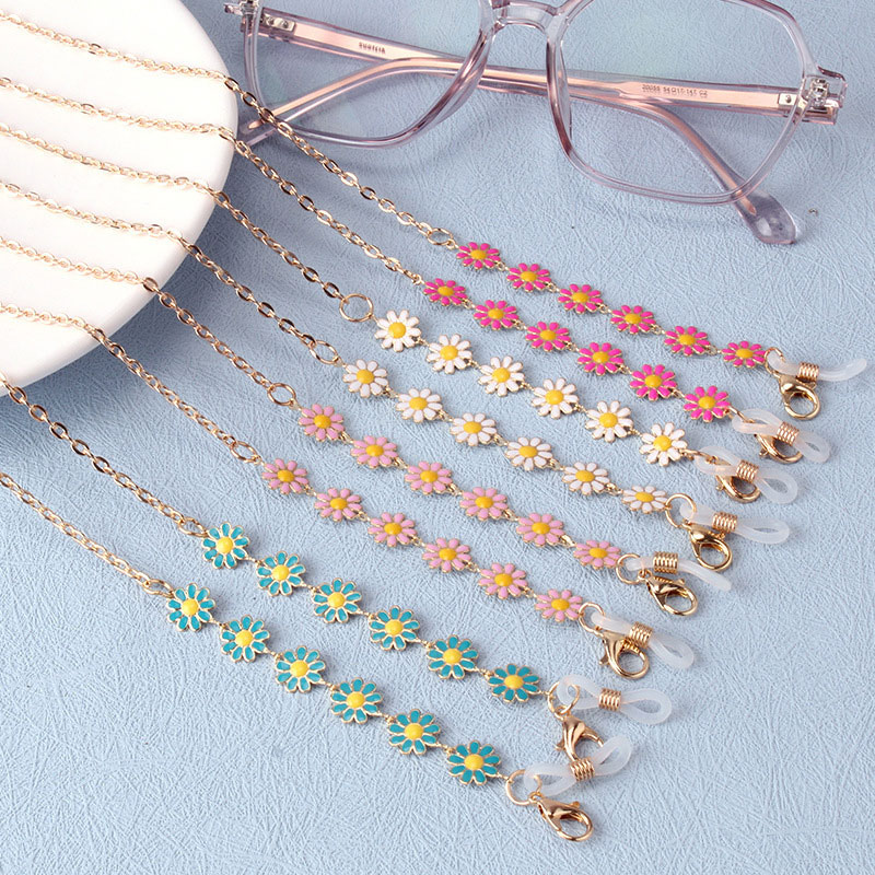 Stylish Flowers Glasses Chains - Mask Chain Holder avaliação e preço
