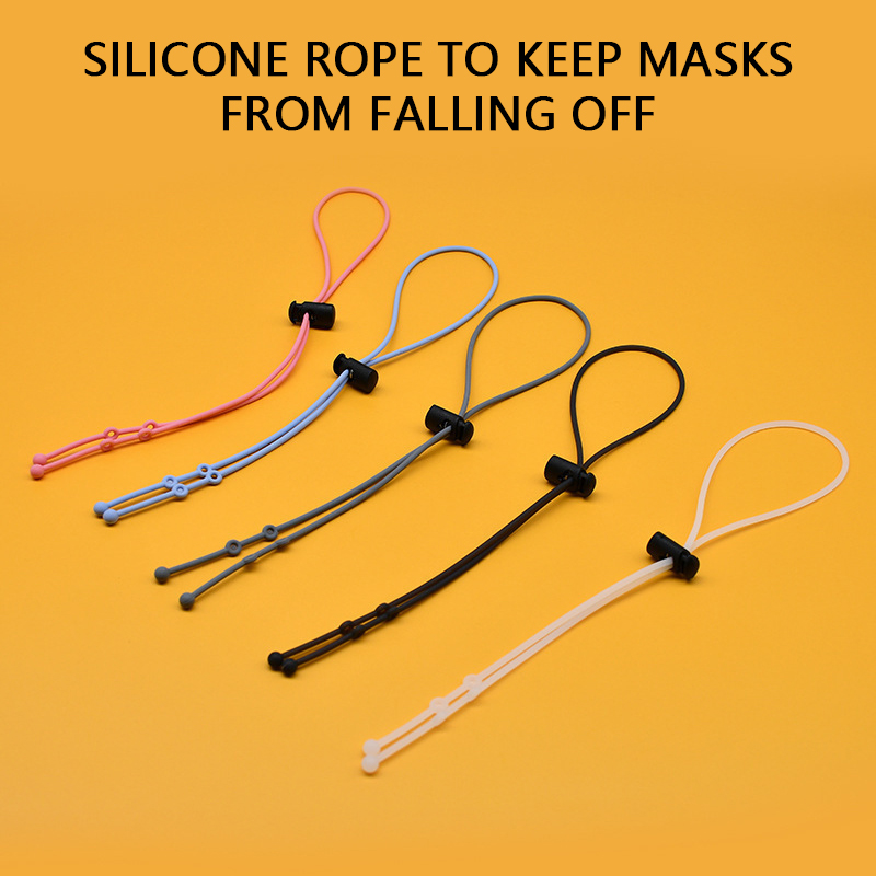 Silicone Mask Extension Adjust - Mask Lanyard Adjustable avaliação e preço