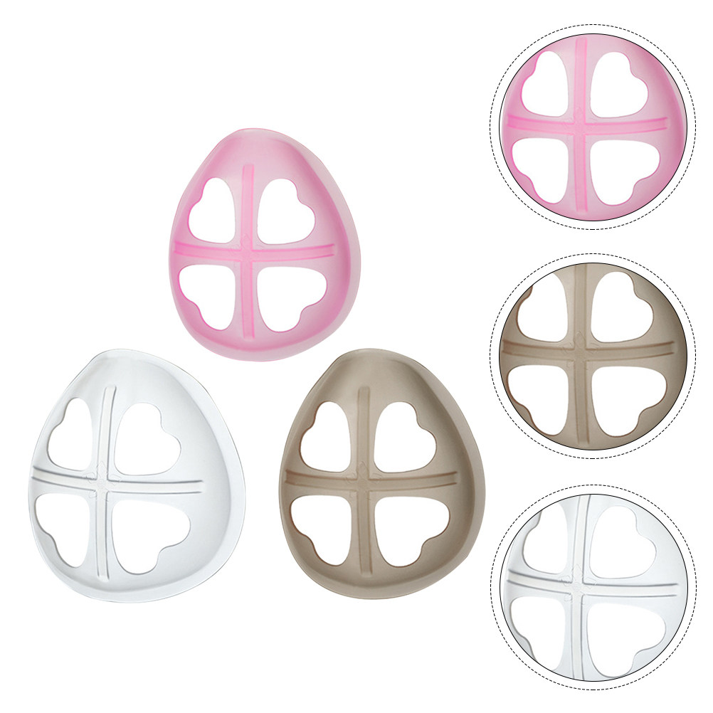 3Pcs Silicone Mask Breathing B - Silicone Mask Bracket avaliação e preço