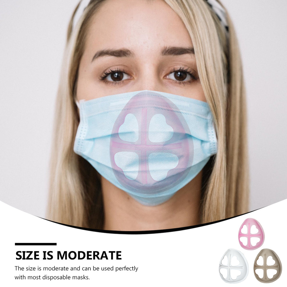3Pcs Silicone Mask Breathing B - Silicone Mask Bracket avaliação e preço
