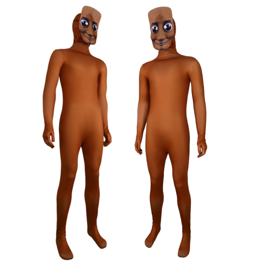 Yellow bodysuit party cosplay  - Kids Face Mask avaliação e preço