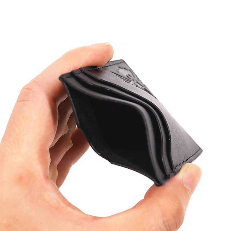 Bat ID Wallet For Men Leather  - Face Mask Storage Box avaliação e preço