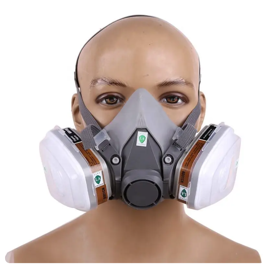 6200 Respirator Dust Gas Mask  - Face Mask Storage Box avaliação e preço