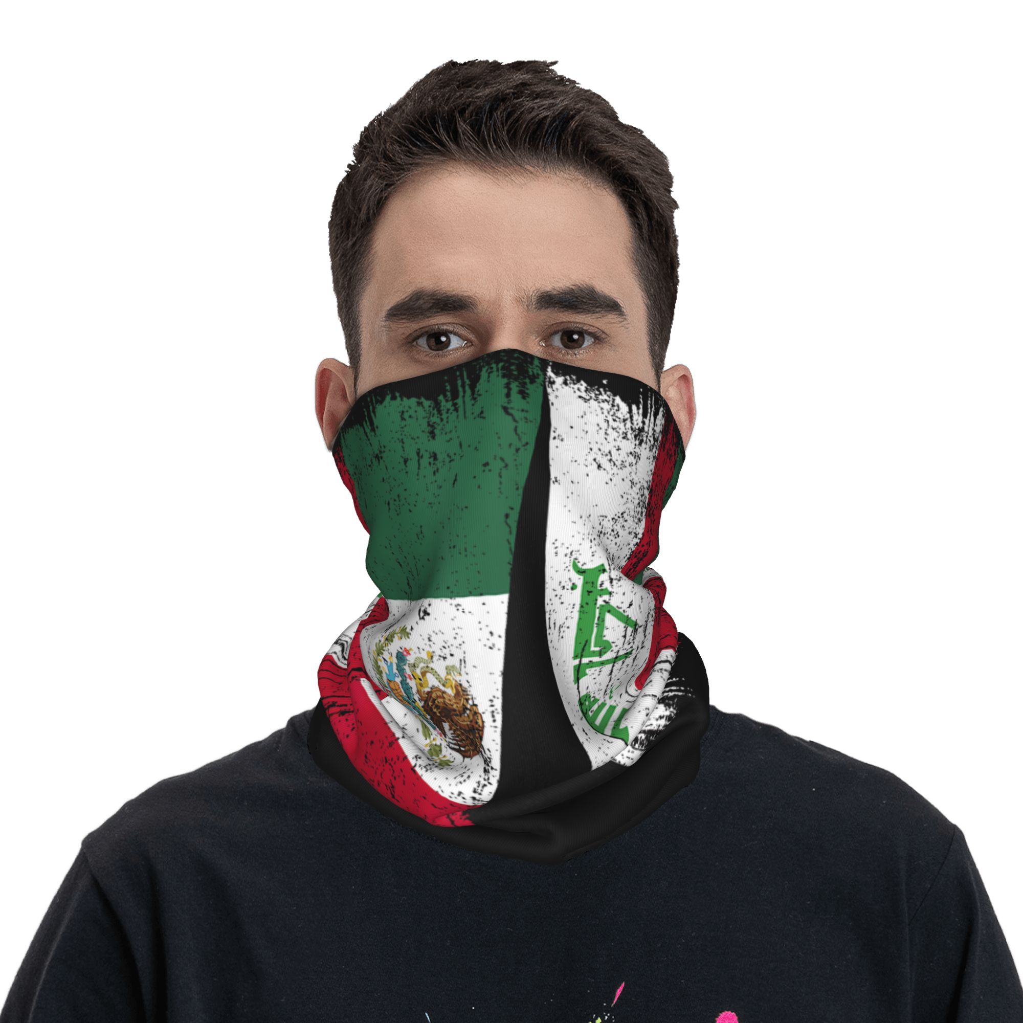 Iraq Flag Merchandise Bandana  - Sports Mask Breathable avaliação e preço