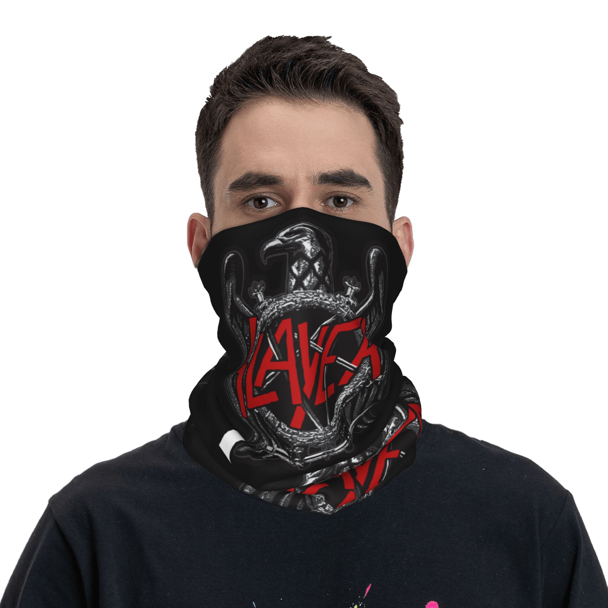Custom Slayers Logo Bandana Ne - Neck Gaiter Face Cover avaliação e preço