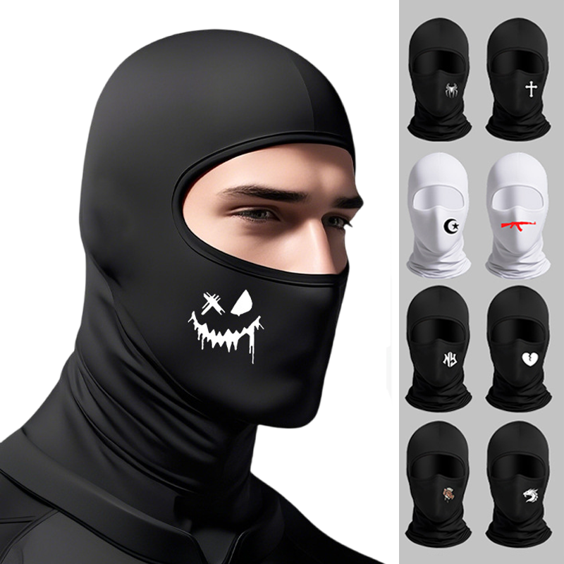 2pcs Set  Unisex Balaclava Cap - Black Face Mask Pack avaliação e preço