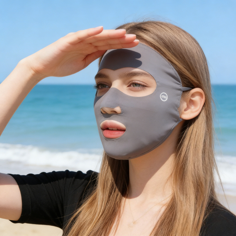 Summer Full Face Sunscreen Mas - Sports Mask Breathable avaliação e preço