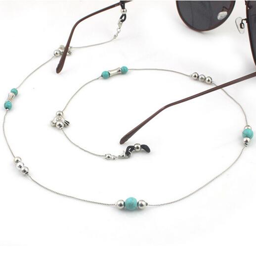 2021 Vintage Fashion Silver co - Mask Chain Holder avaliação e preço