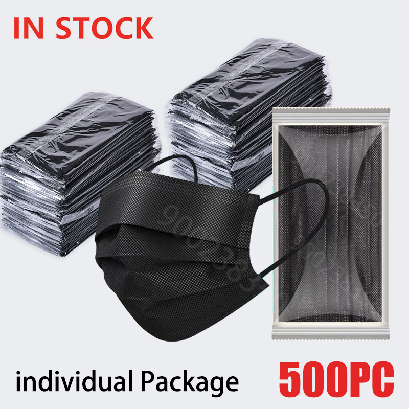 50-500pcs Black Disposable Cer - Disposable Surgical Mask avaliação e preço