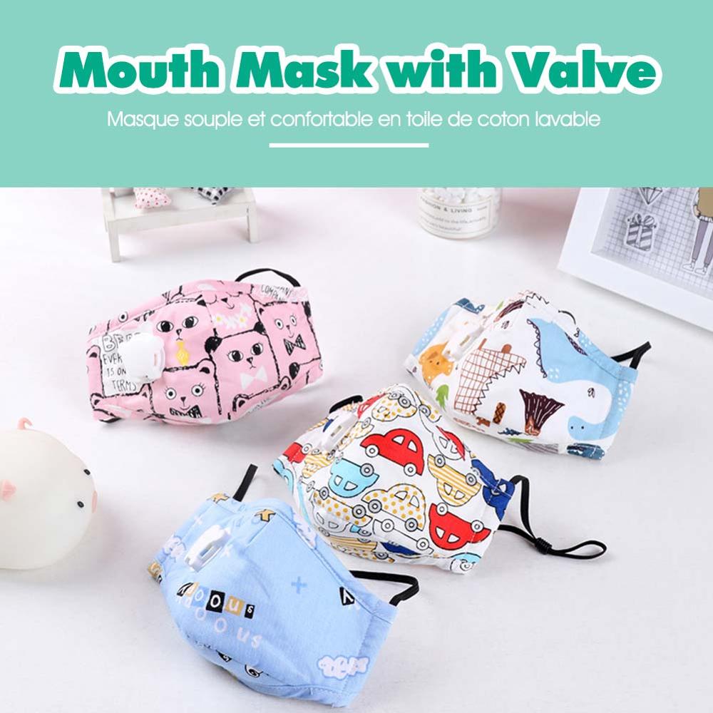 Kids PM2.5 Cotton Mouth Mask w - Anti Pollution Mask avaliação e preço