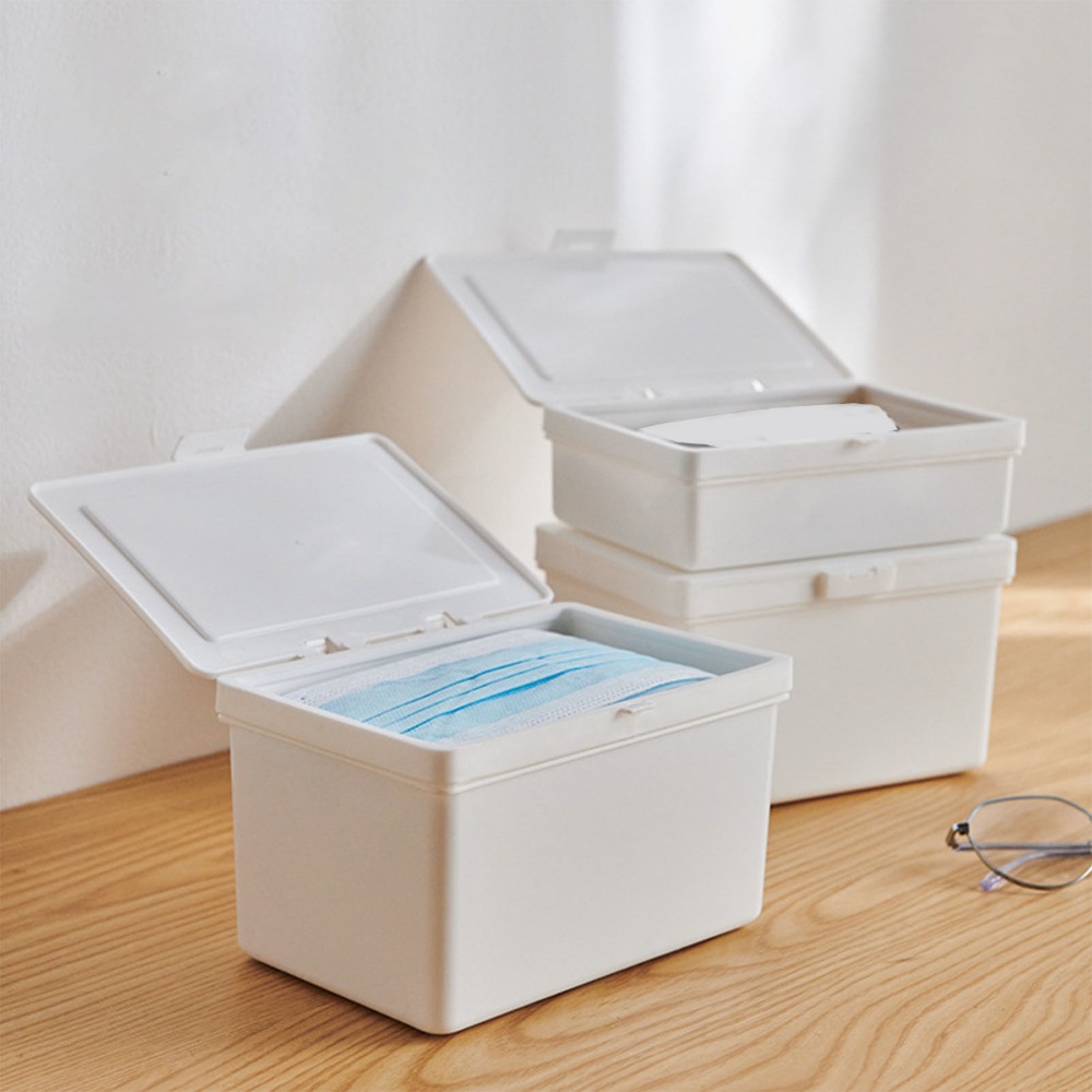 Large Capacity Face Cover Disp - Face Mask Storage Box avaliação e preço