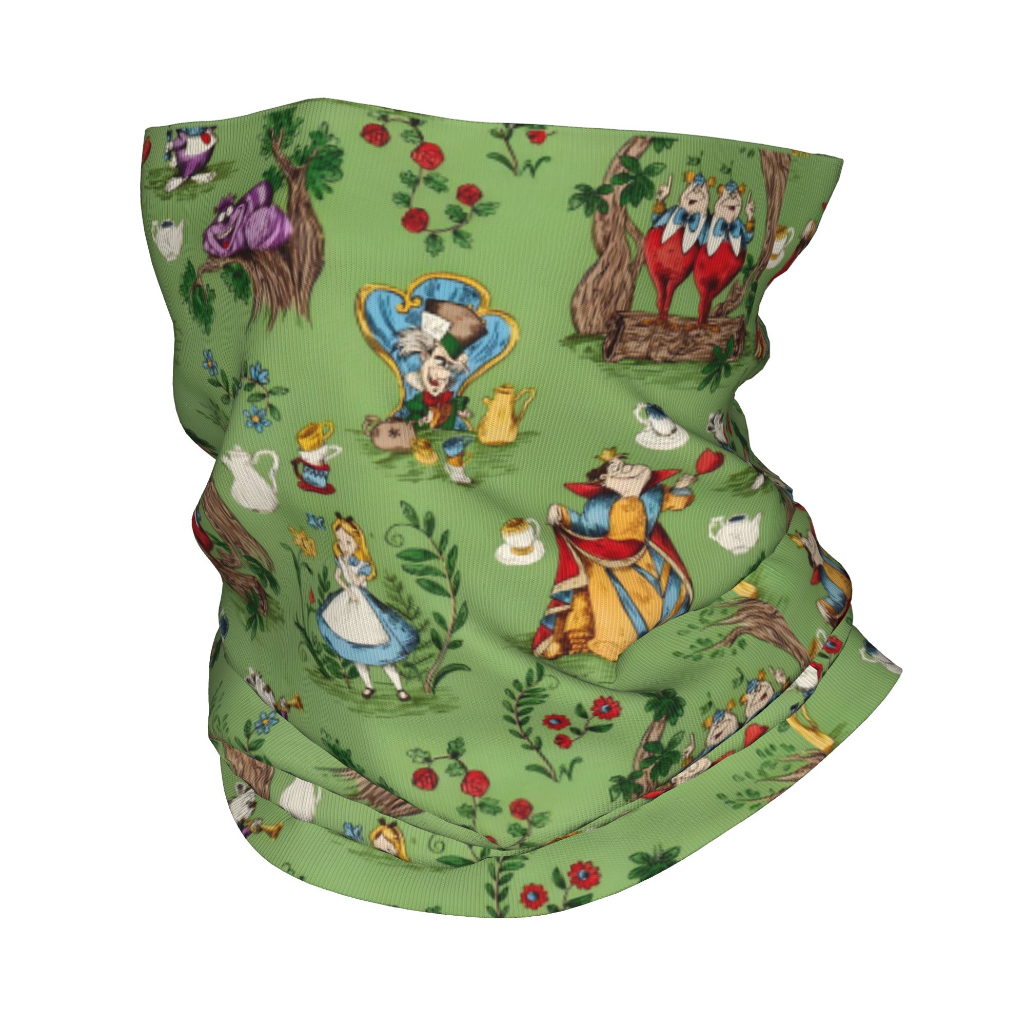 Custom A-Alice in W-Wonderland - Neck Gaiter Face Cover avaliação e preço