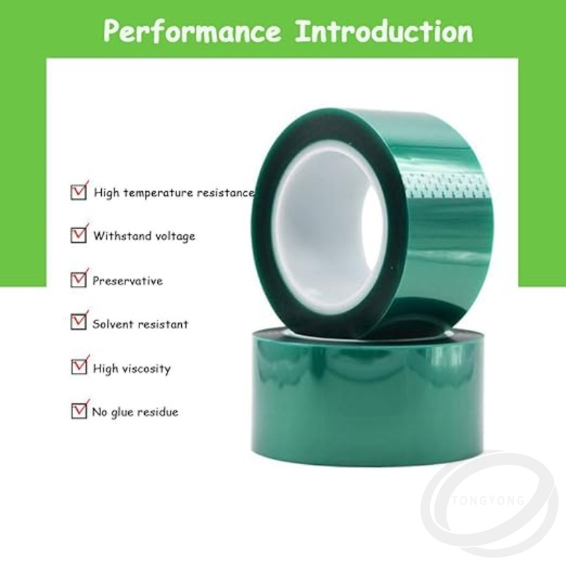 Green Polyester Resin Tape for - Silicone Mask Bracket avaliação e preço