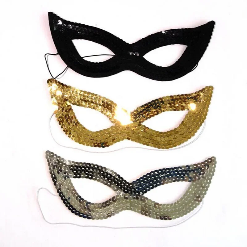 Women Girl Sequins Sexy Fox Ca - Respirator Half Face avaliação e preço