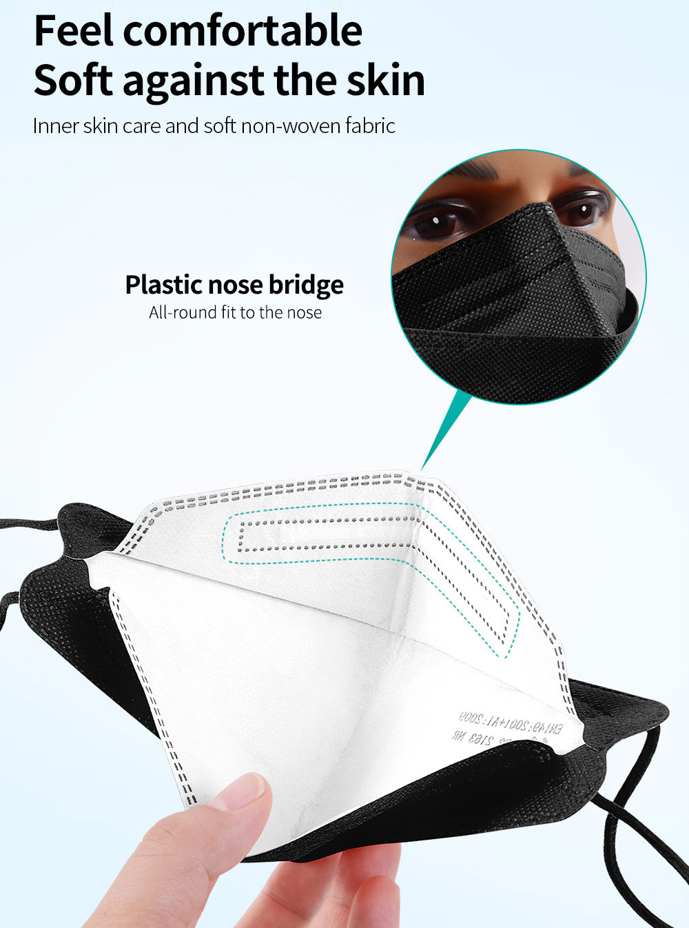 fpp2 CE Protective maske anti  - Disposable Surgical Mask avaliação e preço