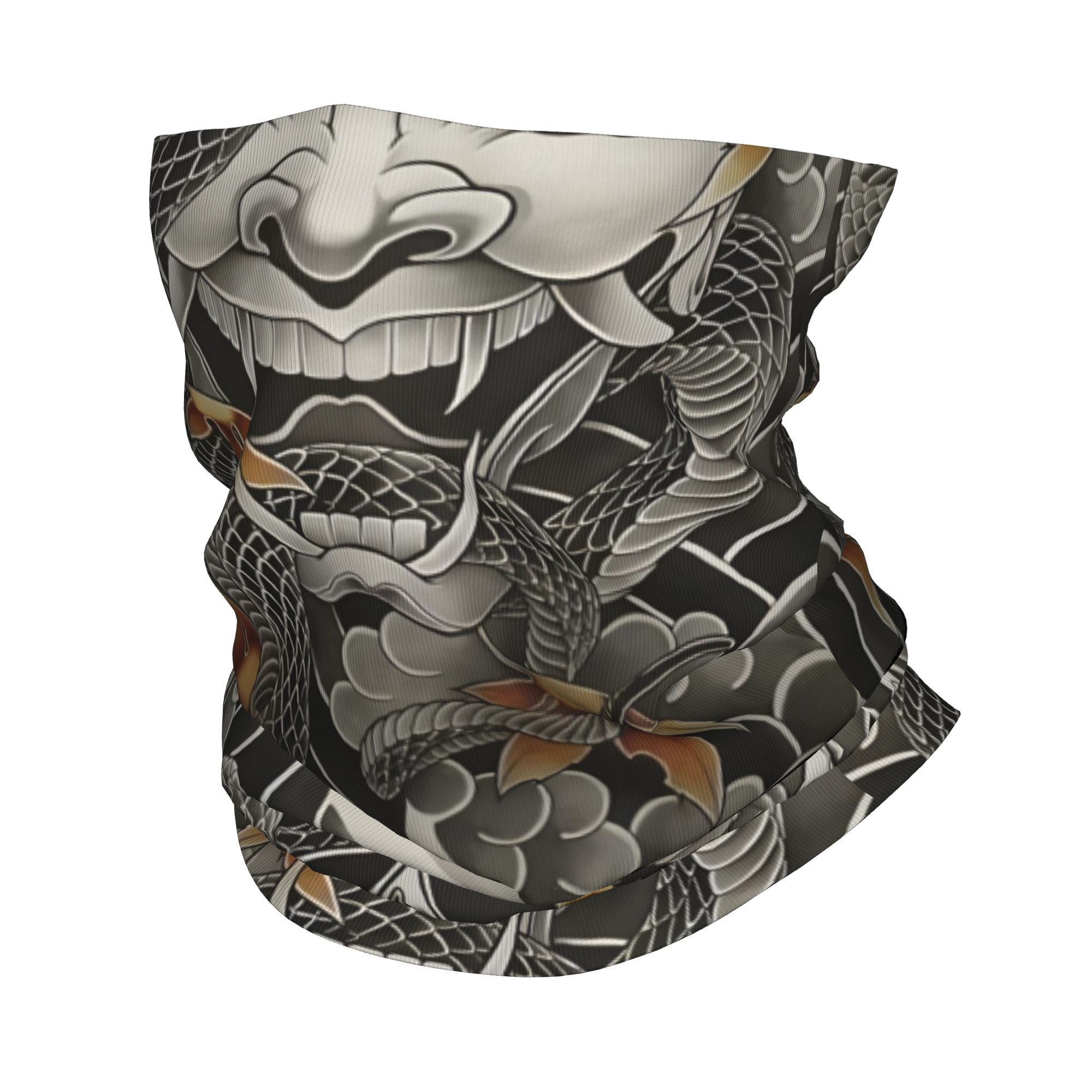 Custom Samurai Oni Demon Banda - Neck Gaiter Face Cover avaliação e preço