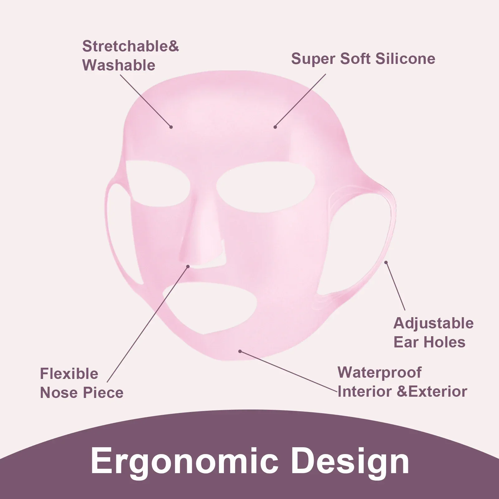 Silicone Facemask Holder Reusa - Silicone Mask Bracket avaliação e preço