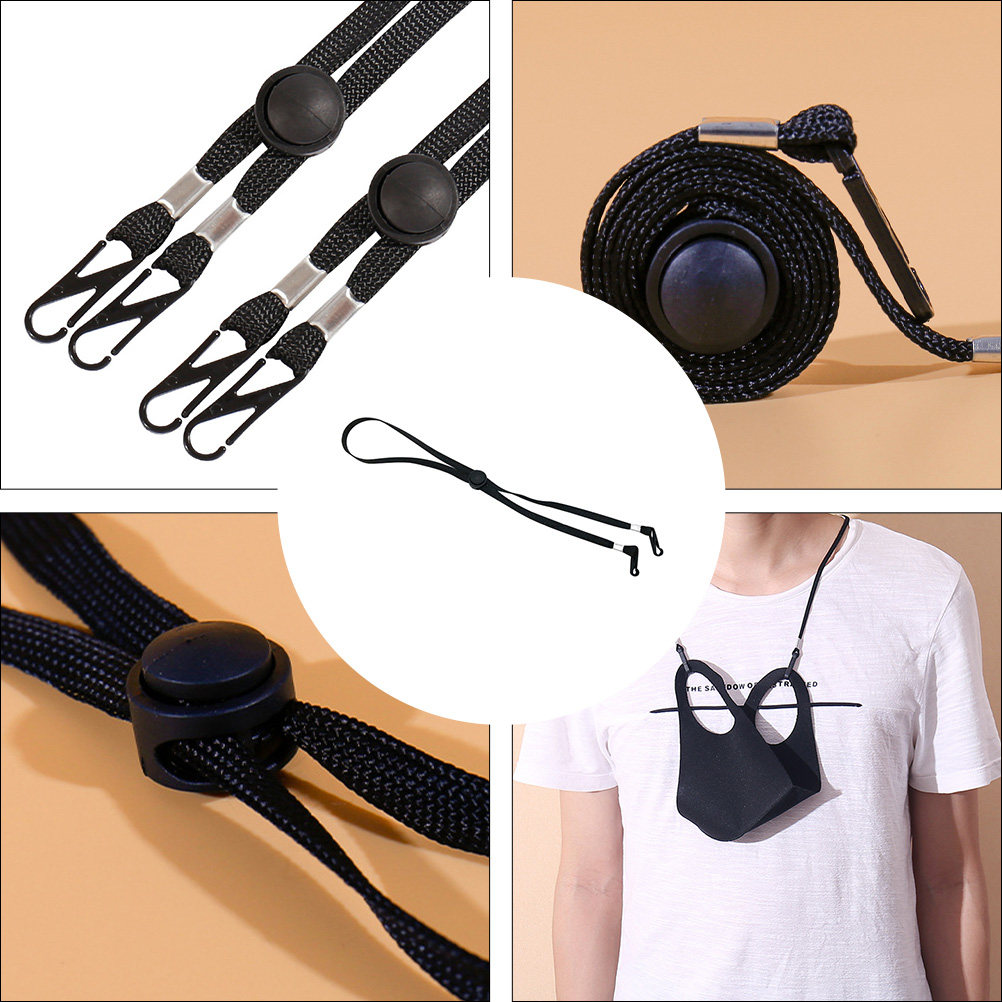 12Pcs Face Mask Lanyard Anti-F - Mask Ear Saver Strap avaliação e preço