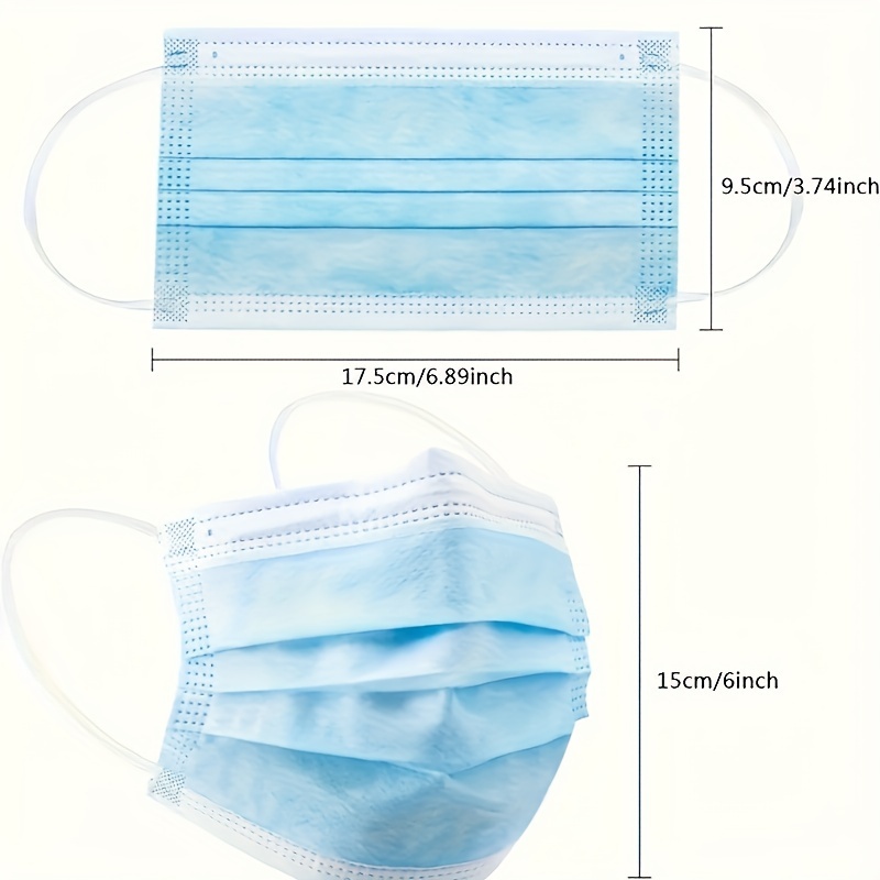 Delivery in 10 Days! 400Pcs Th - Disposable Mask Blue avaliação e preço