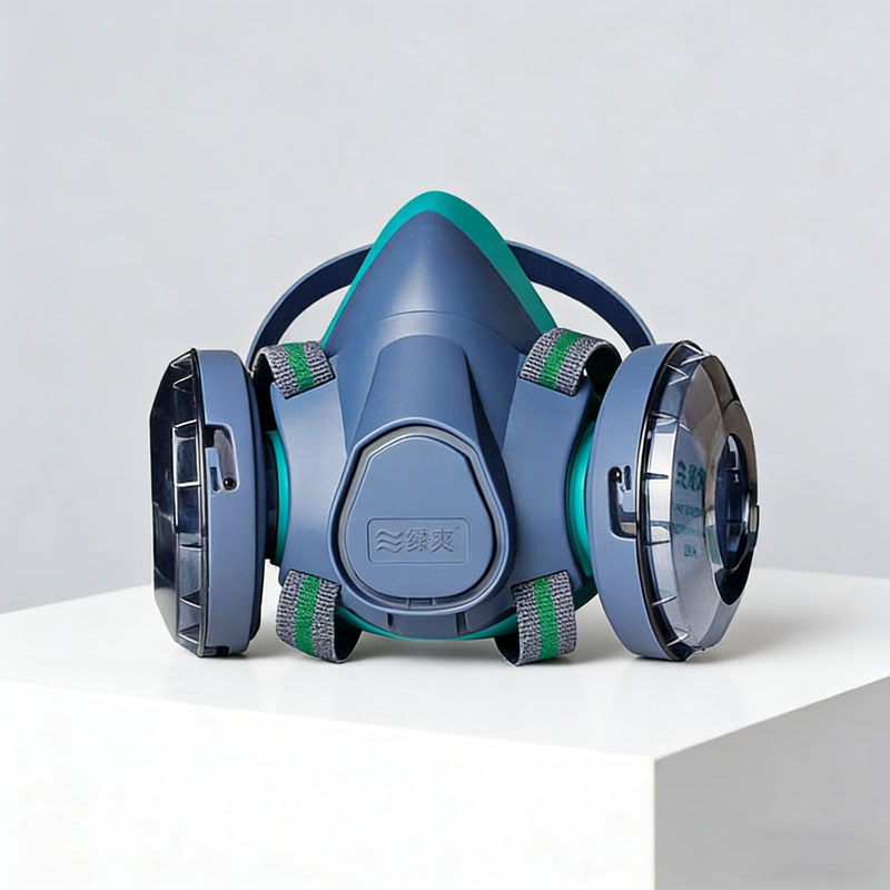Dual Filter Silicone Half Face - Respirator Half Face avaliação e preço