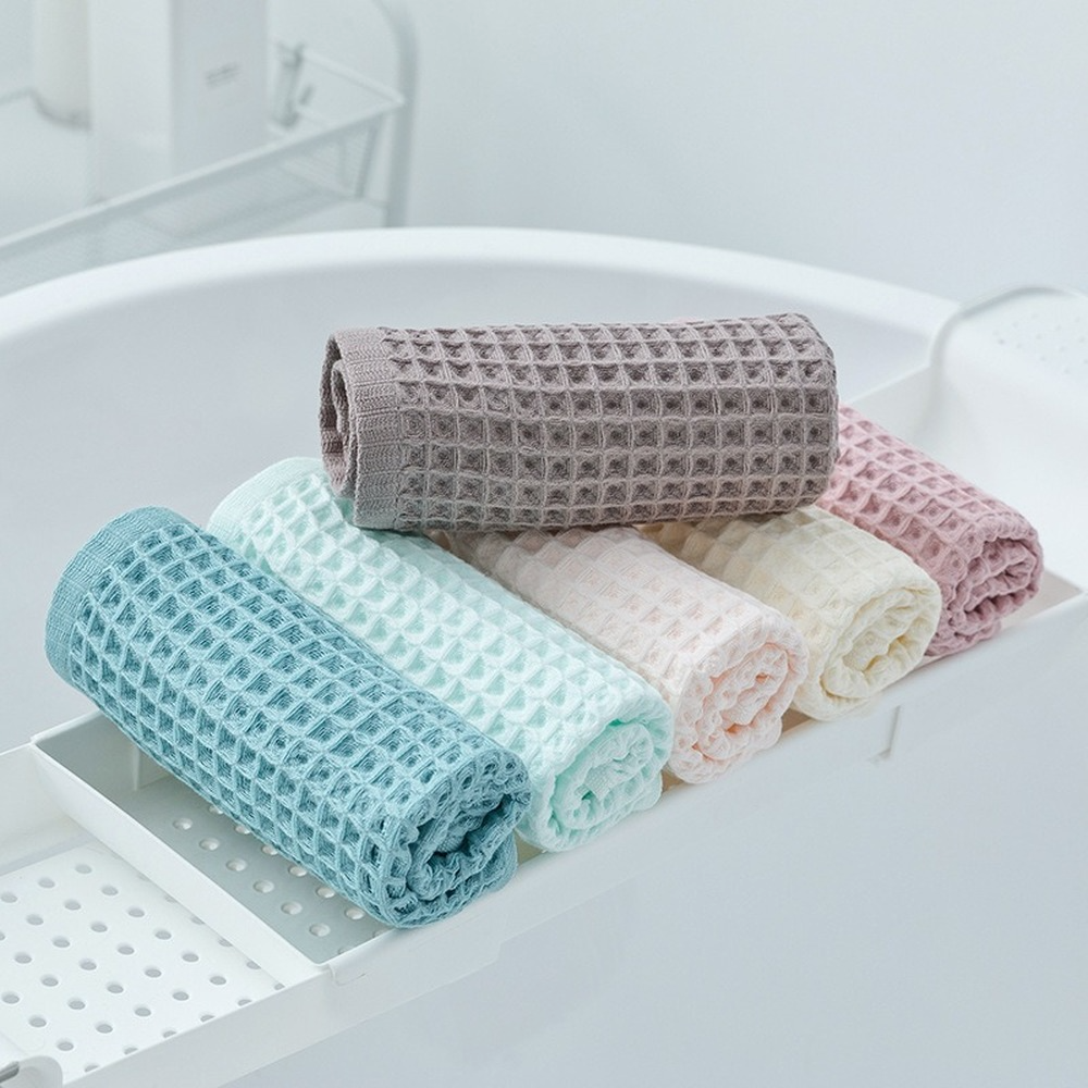 1Pcs Waffle Soft Face Towels f - Cloth Face Mask Washable avaliação e preço