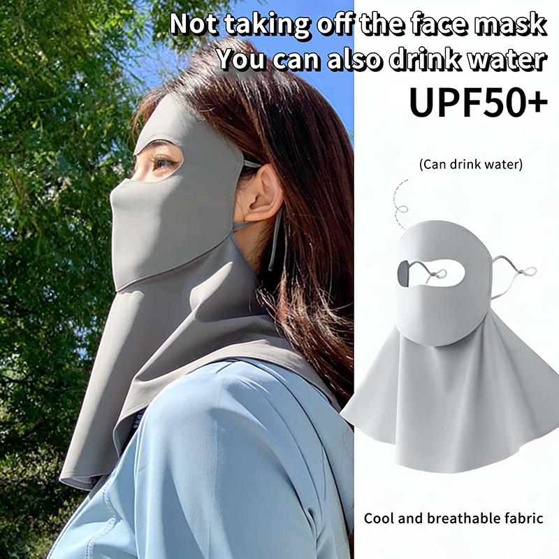 2026 New Fashion Ice Silk Sun  - Sports Mask Breathable avaliação e preço
