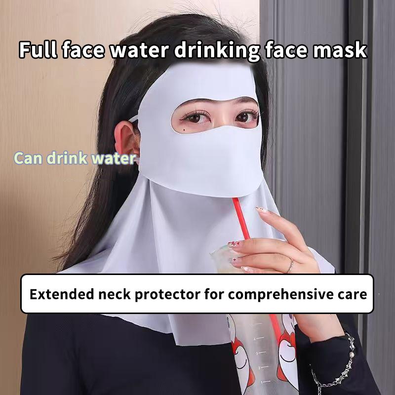 2026 New Fashion Ice Silk Sun  - Sports Mask Breathable avaliação e preço