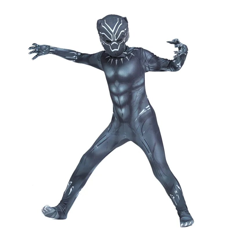 3-12Y Boy's Black Panther Cost - Black Face Mask Pack avaliação e preço