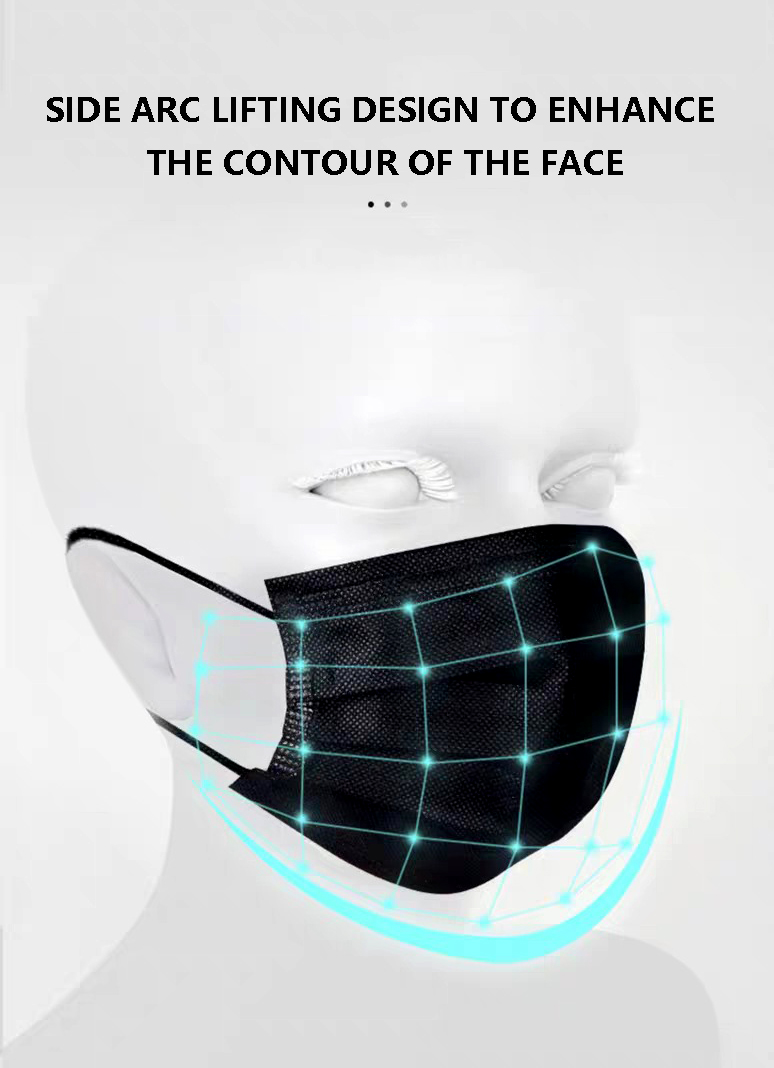 10/50/100/200PCS Disposable Ma - Disposable Mask Blue avaliação e preço
