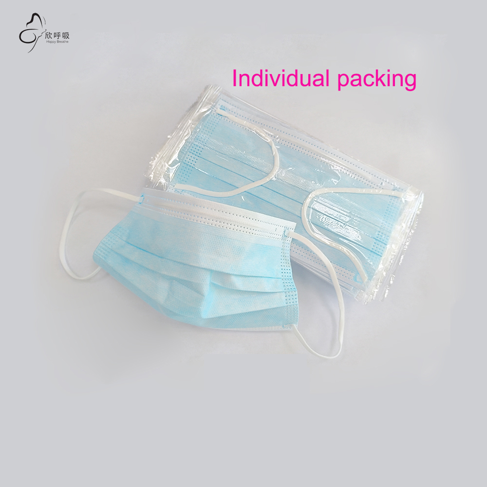 100PCS Blue Big Size Disposabl - Disposable Mask Blue avaliação e preço
