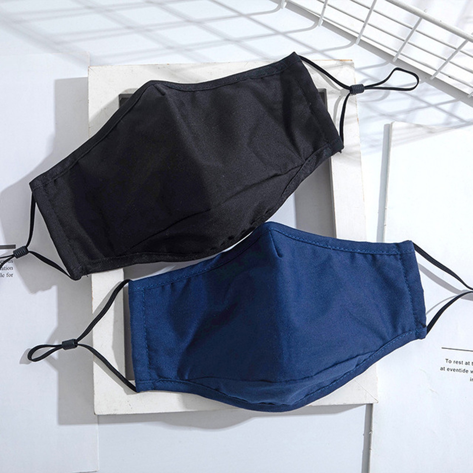 Men and Women Solid Color Faci - Cloth Face Mask Washable avaliação e preço