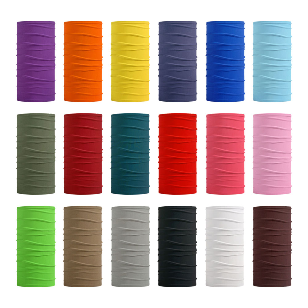 Seamless Solid Color Bandanas  - Neck Gaiter Face Cover avaliação e preço