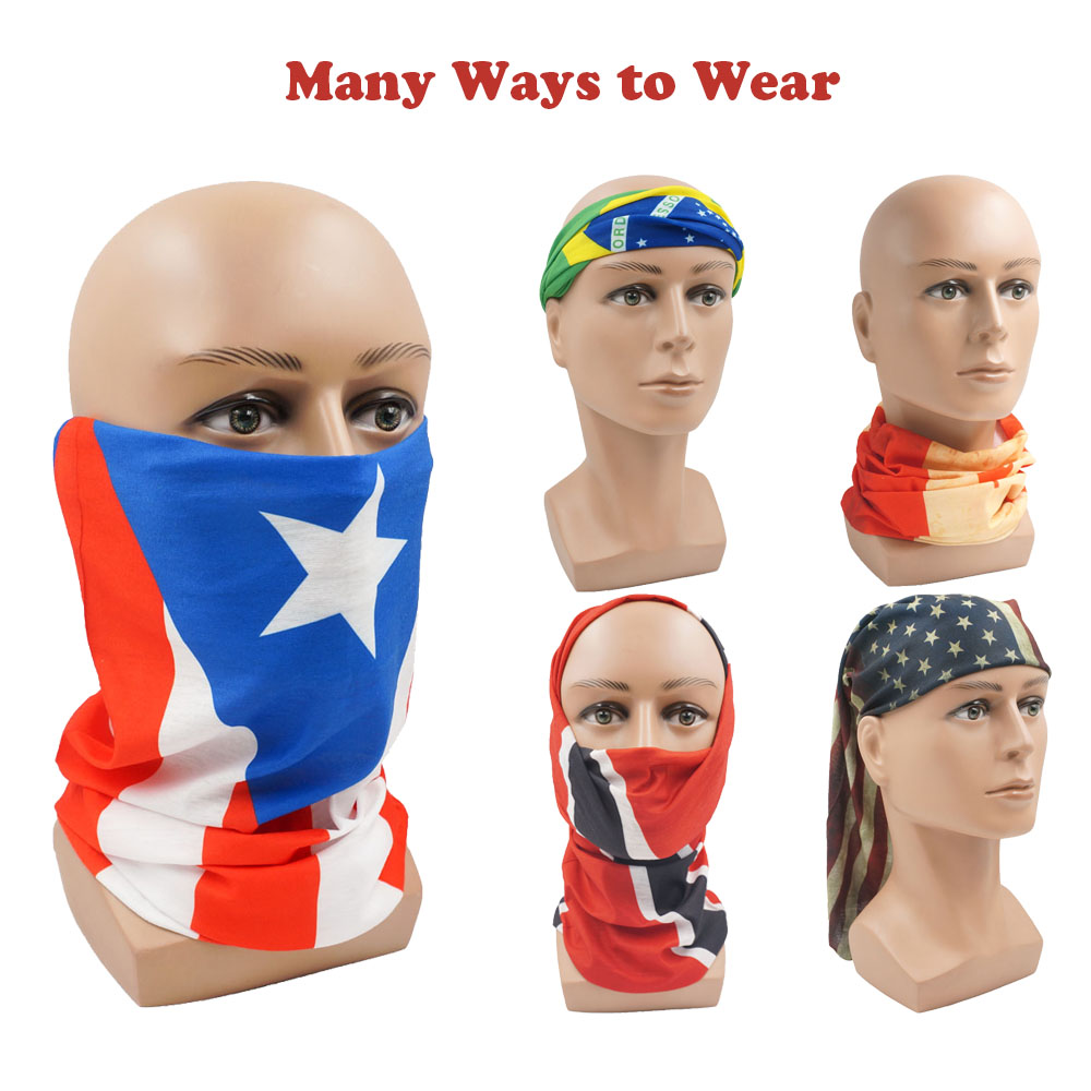 Nigeria Flag Bandanna Women Ne - Neck Gaiter Face Cover avaliação e preço