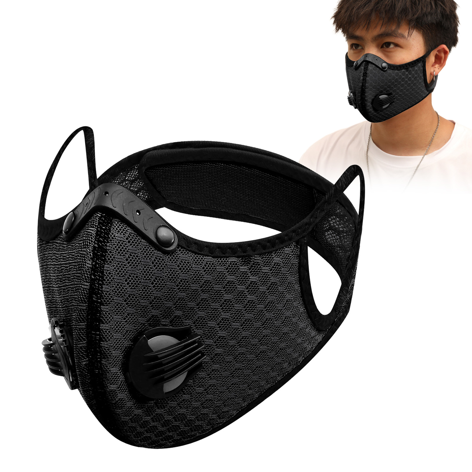 Unisex Windproof Riding Mask A - Anti Pollution Mask avaliação e preço