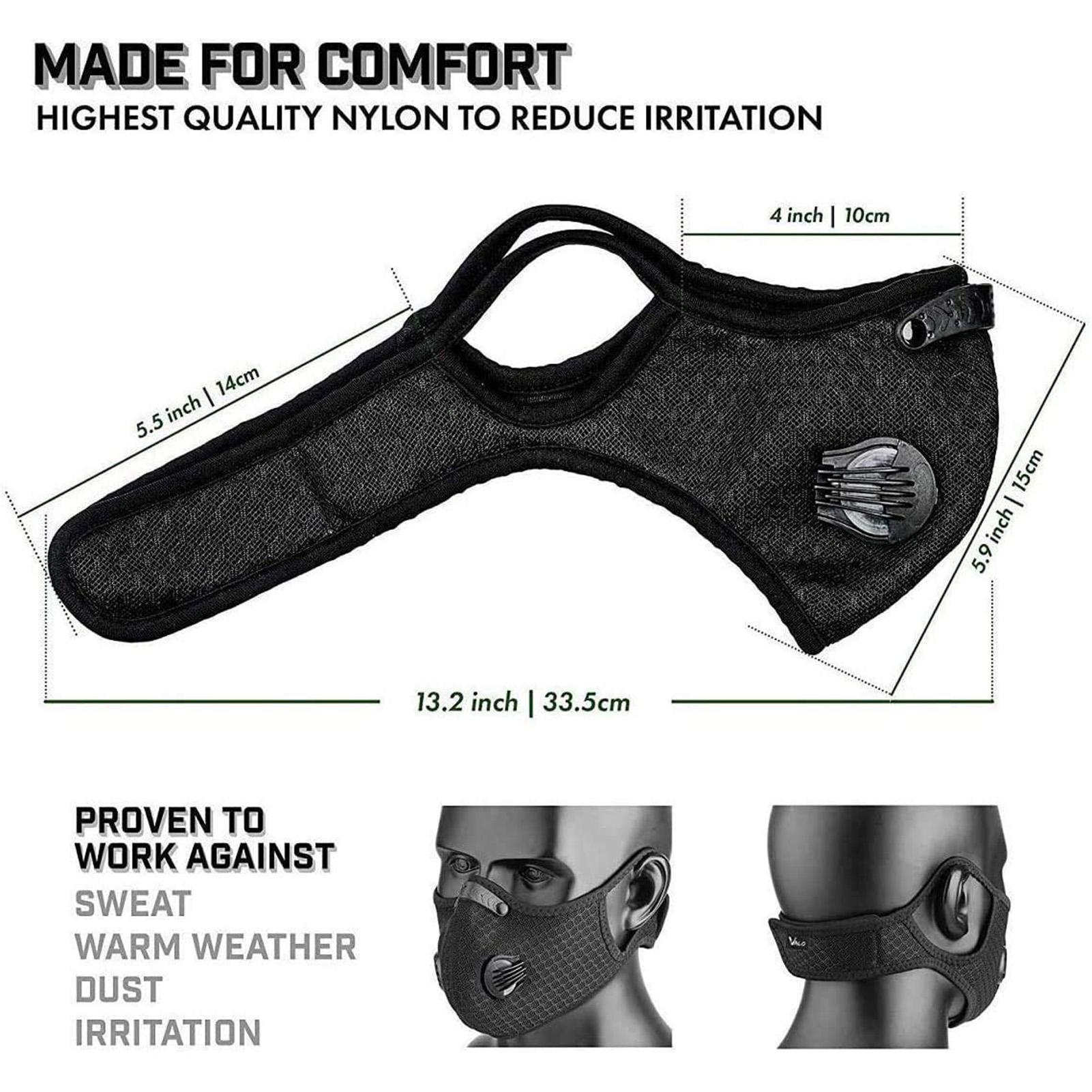 Unisex Windproof Riding Mask A - Anti Pollution Mask avaliação e preço