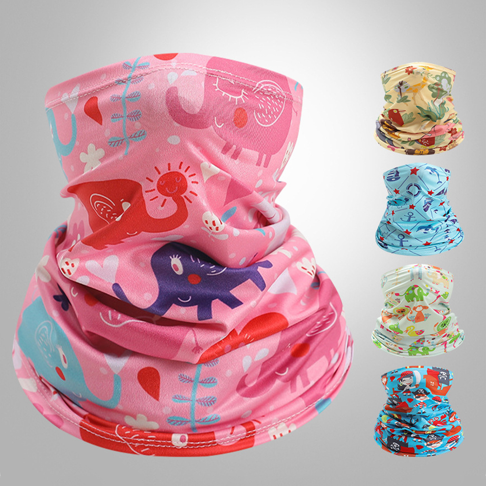 Kids Neck Cover Cute Ice Silk  - Kids Face Mask avaliação e preço