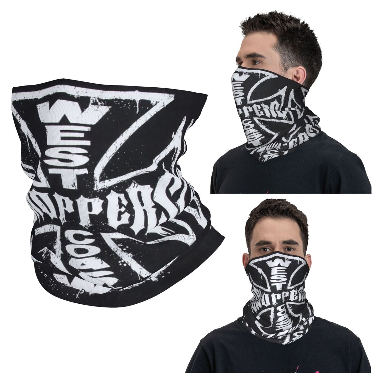 West Coast Iron Cross Choppers - Neck Gaiter Face Cover avaliação e preço