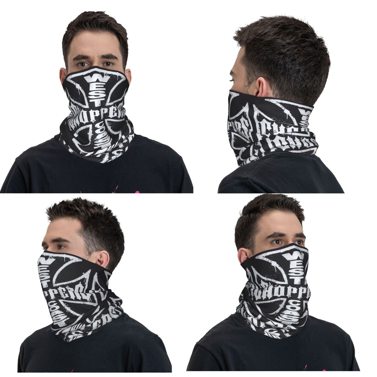 West Coast Iron Cross Choppers - Neck Gaiter Face Cover avaliação e preço