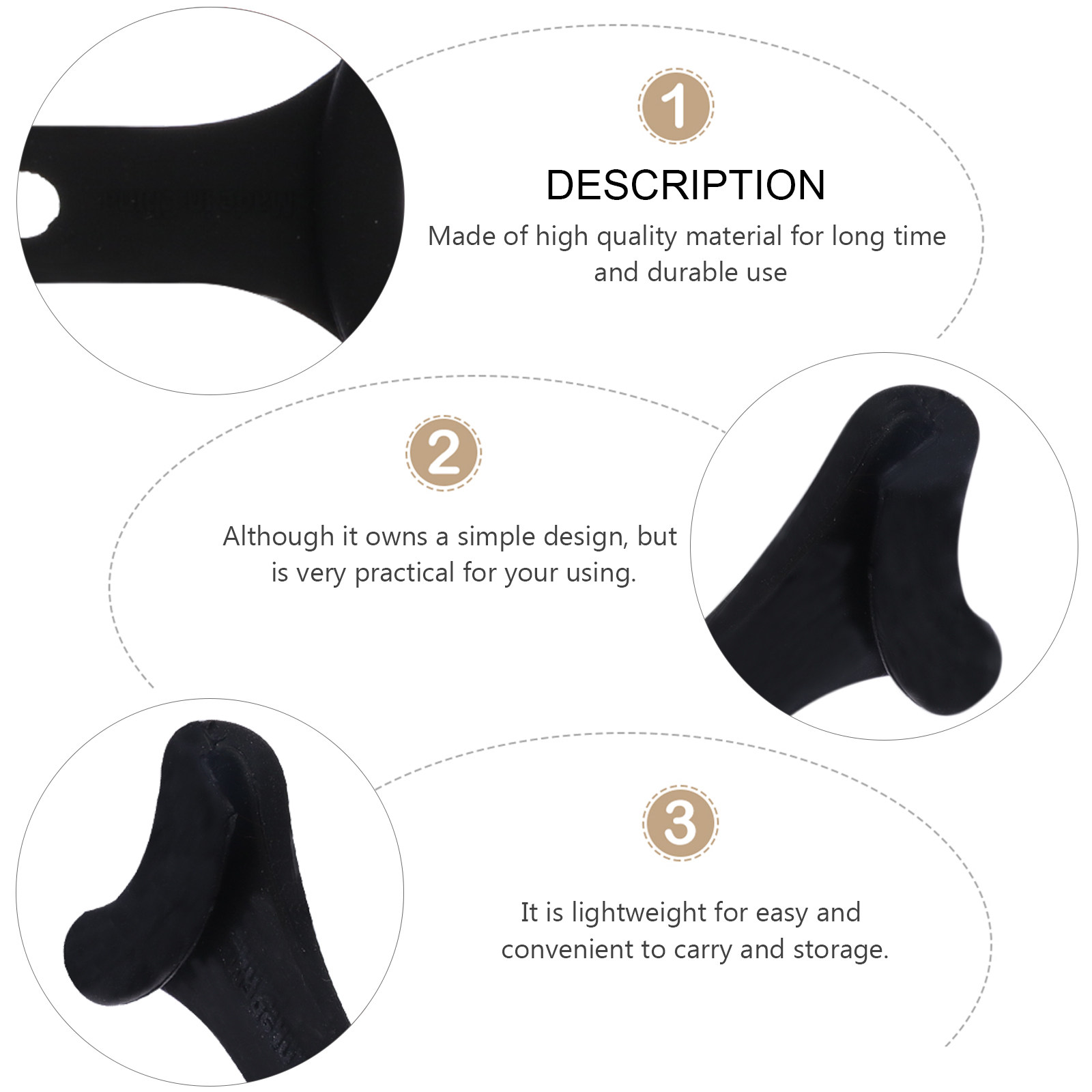 3Pcs Lightweight Silicone Mask - Mask Ear Saver Strap avaliação e preço