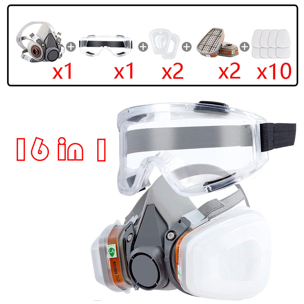 Gas Mask 6200 Set Vehicle Pain - Face Mask Storage Box avaliação e preço