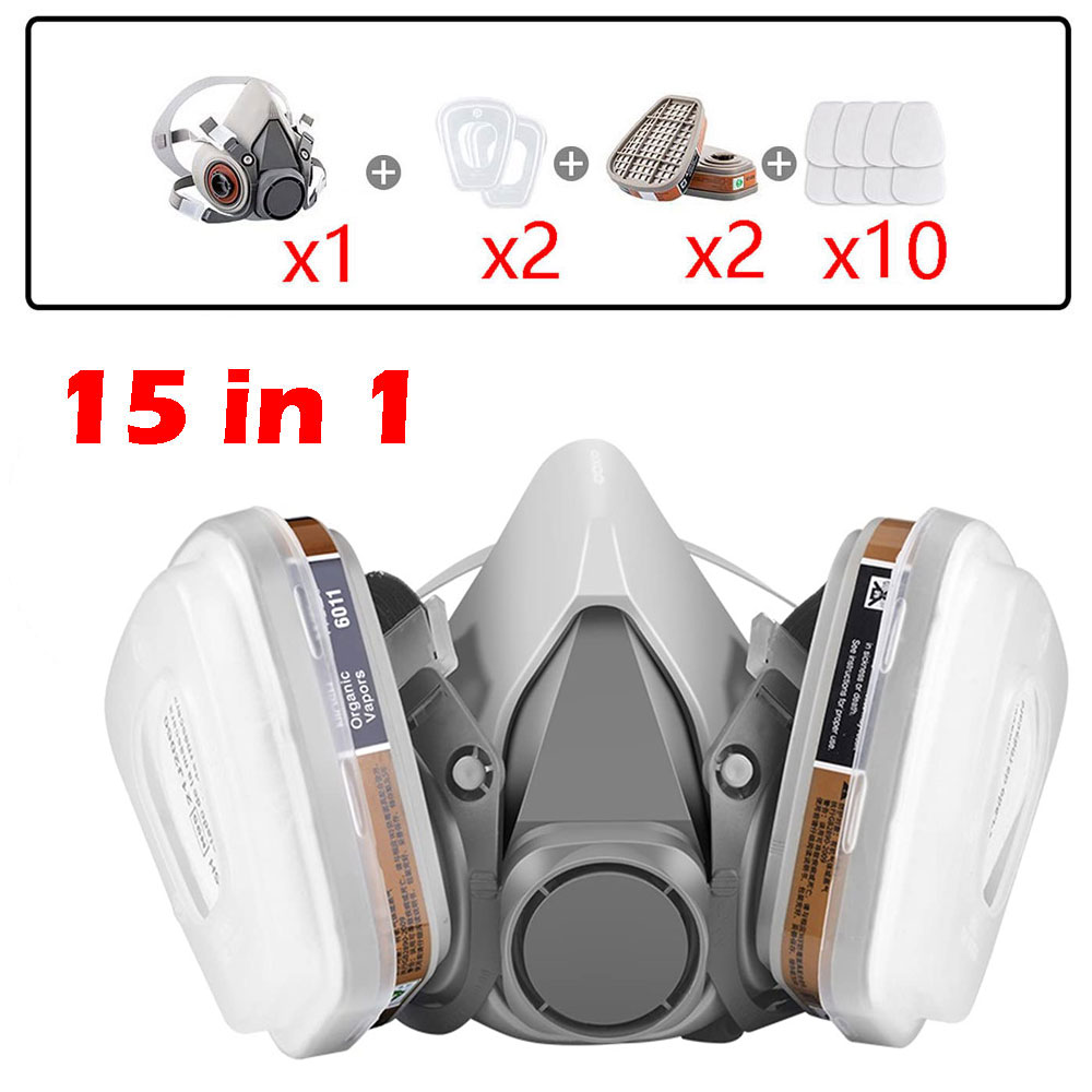 Gas Mask 6200 Set Vehicle Pain - Face Mask Storage Box avaliação e preço