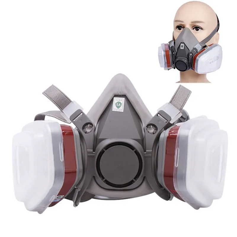 6200 7 in1 Gas Mask Gas-Proof  - Respirator Half Face avaliação e preço