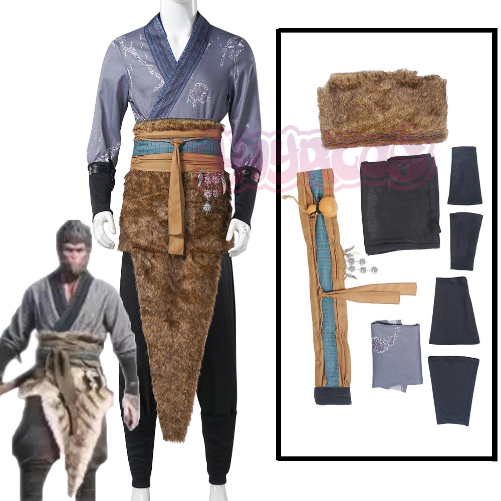 Black Myth Wukong Cosplay Cost - Black Face Mask Pack avaliação e preço