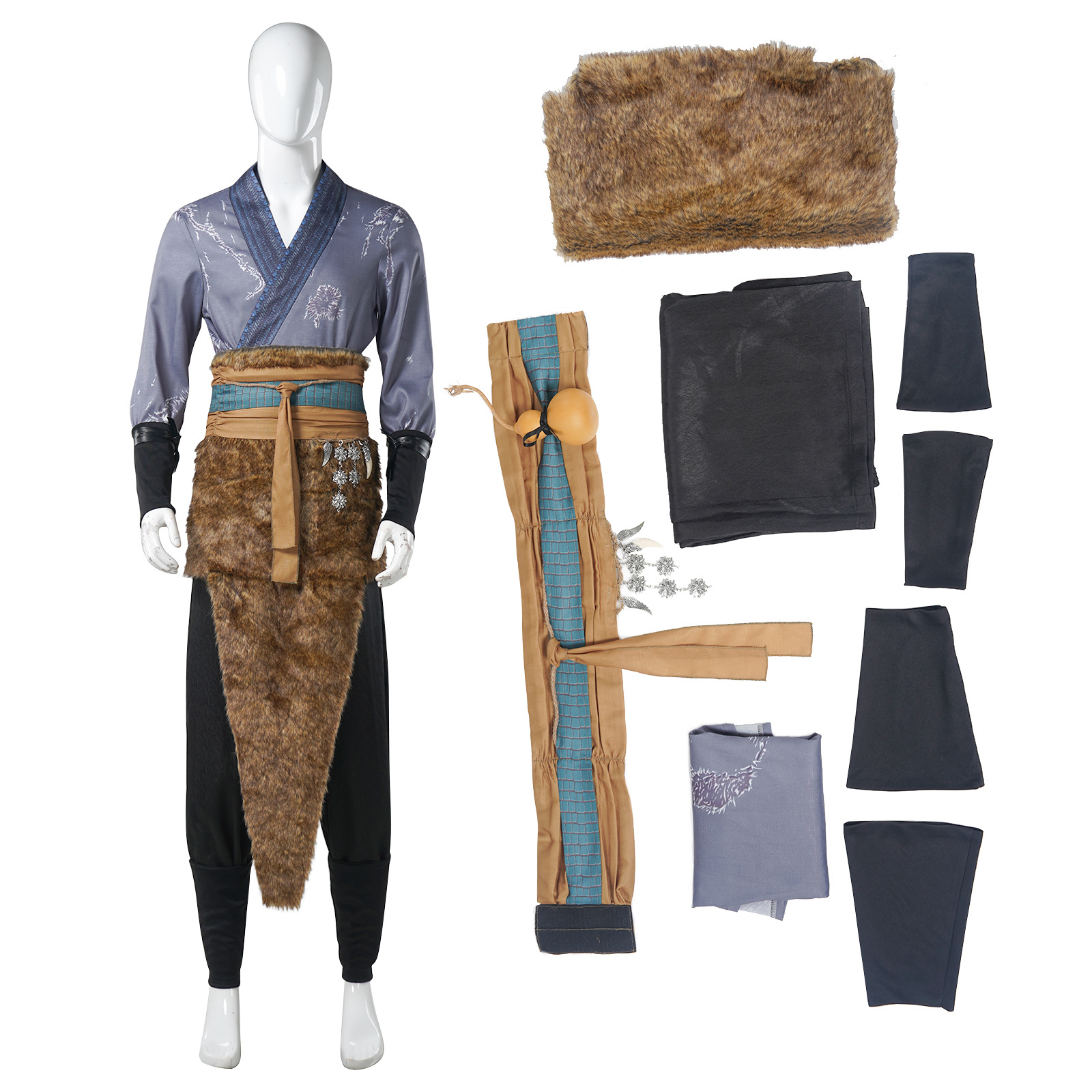 Black Myth Wukong Cosplay Cost - Black Face Mask Pack avaliação e preço