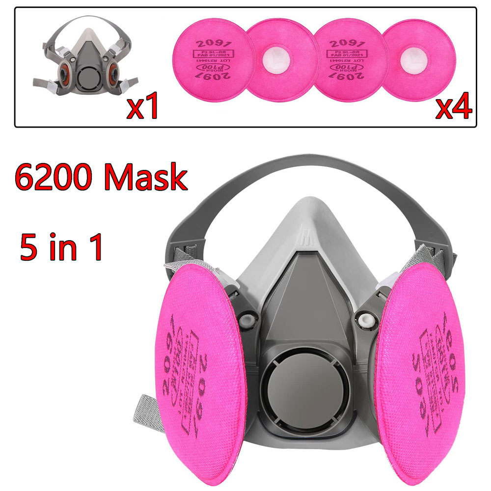 Gas Mask 6200 Set Vehicle Pain - Face Mask Storage Box avaliação e preço