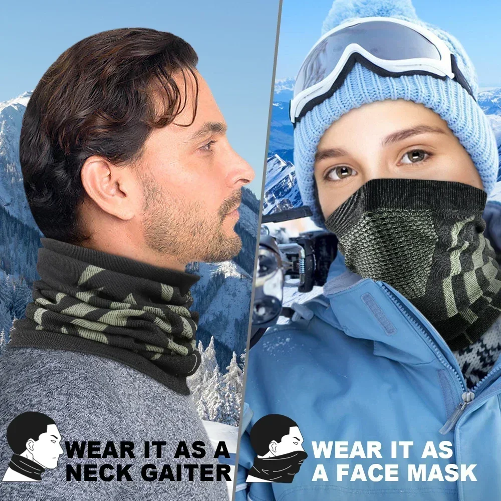 Winter Ring Tube Soft Bandana  - Neck Gaiter Face Cover avaliação e preço
