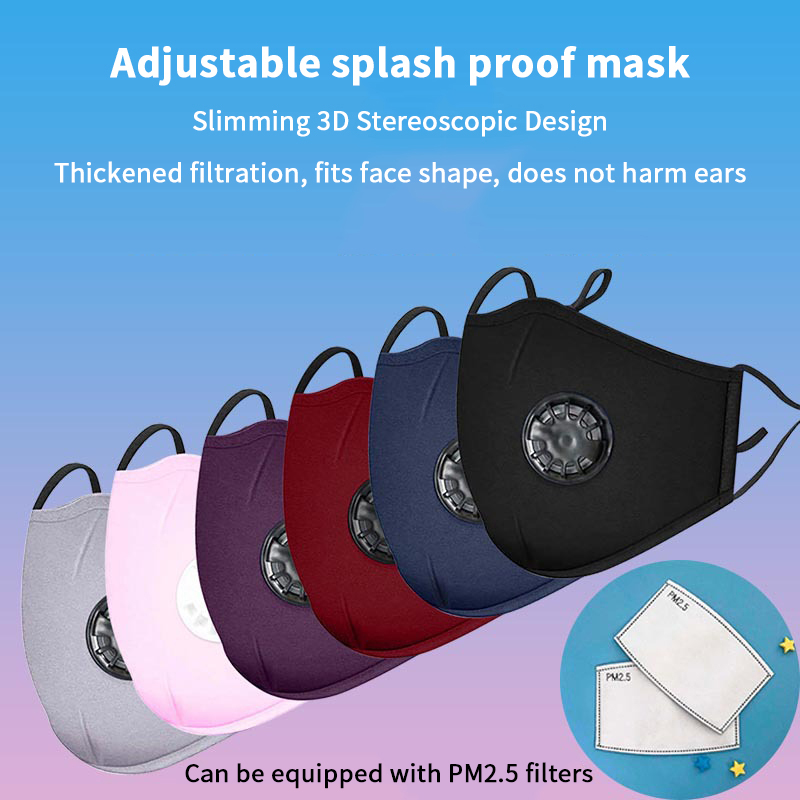 Anti-pollution PM2.5 Dust Mask - Cloth Face Mask Washable avaliação e preço